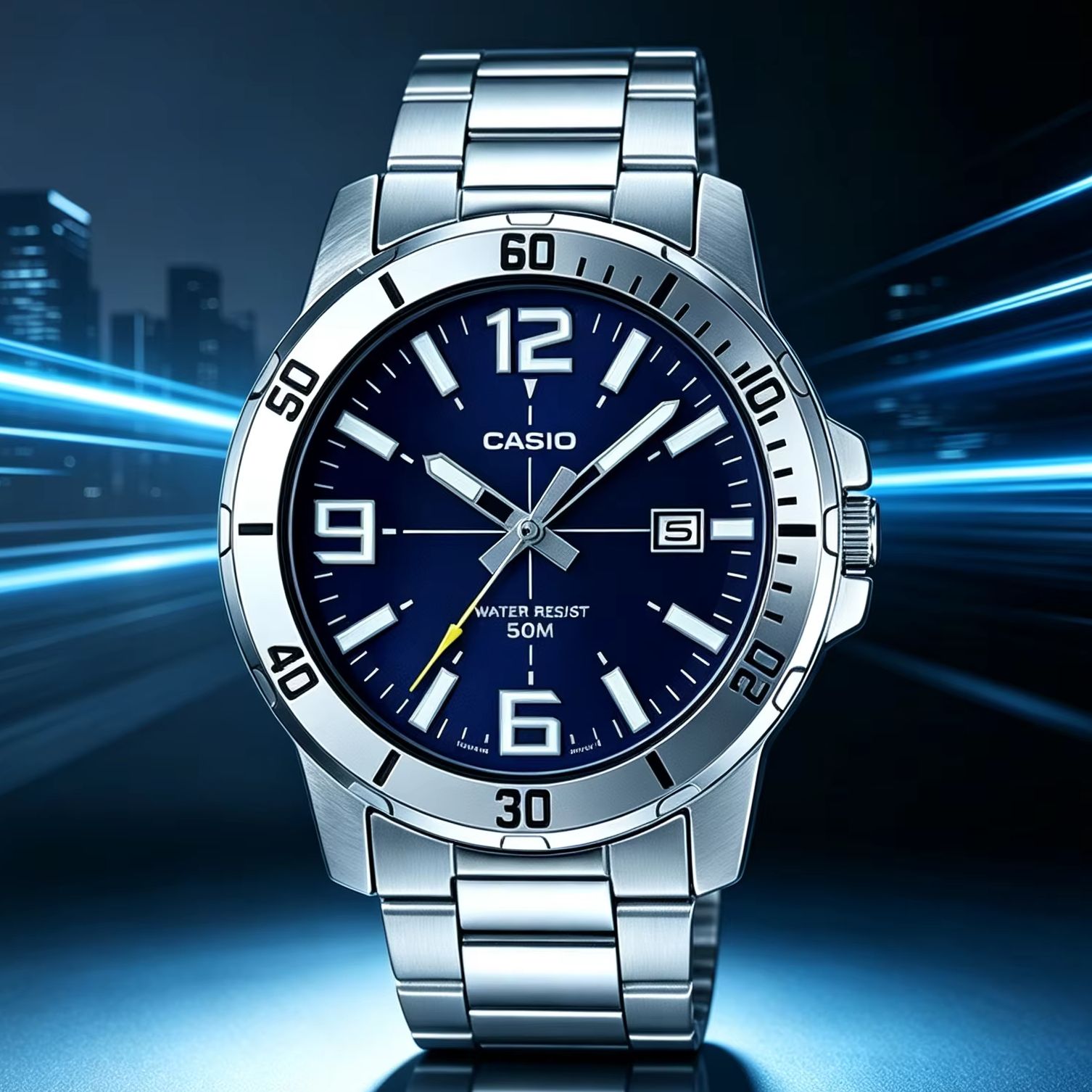 Smartwatch Casio Watches For Men - Jam Tangan Pria Casio MTP‑VD01D |