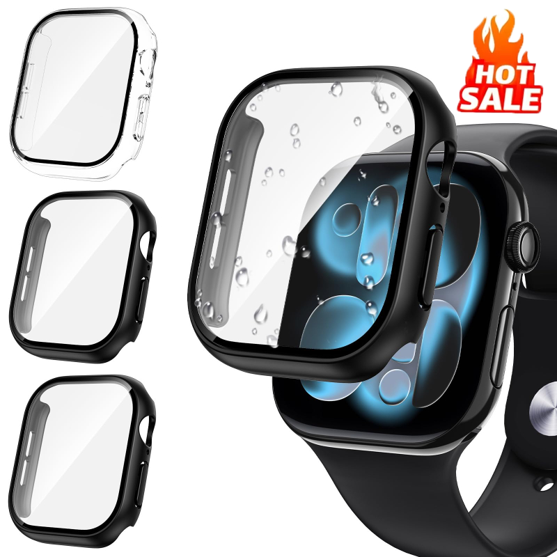 Iwatch Smartwatch Series 7 - 3 Buah Kaca + Penutup untuk