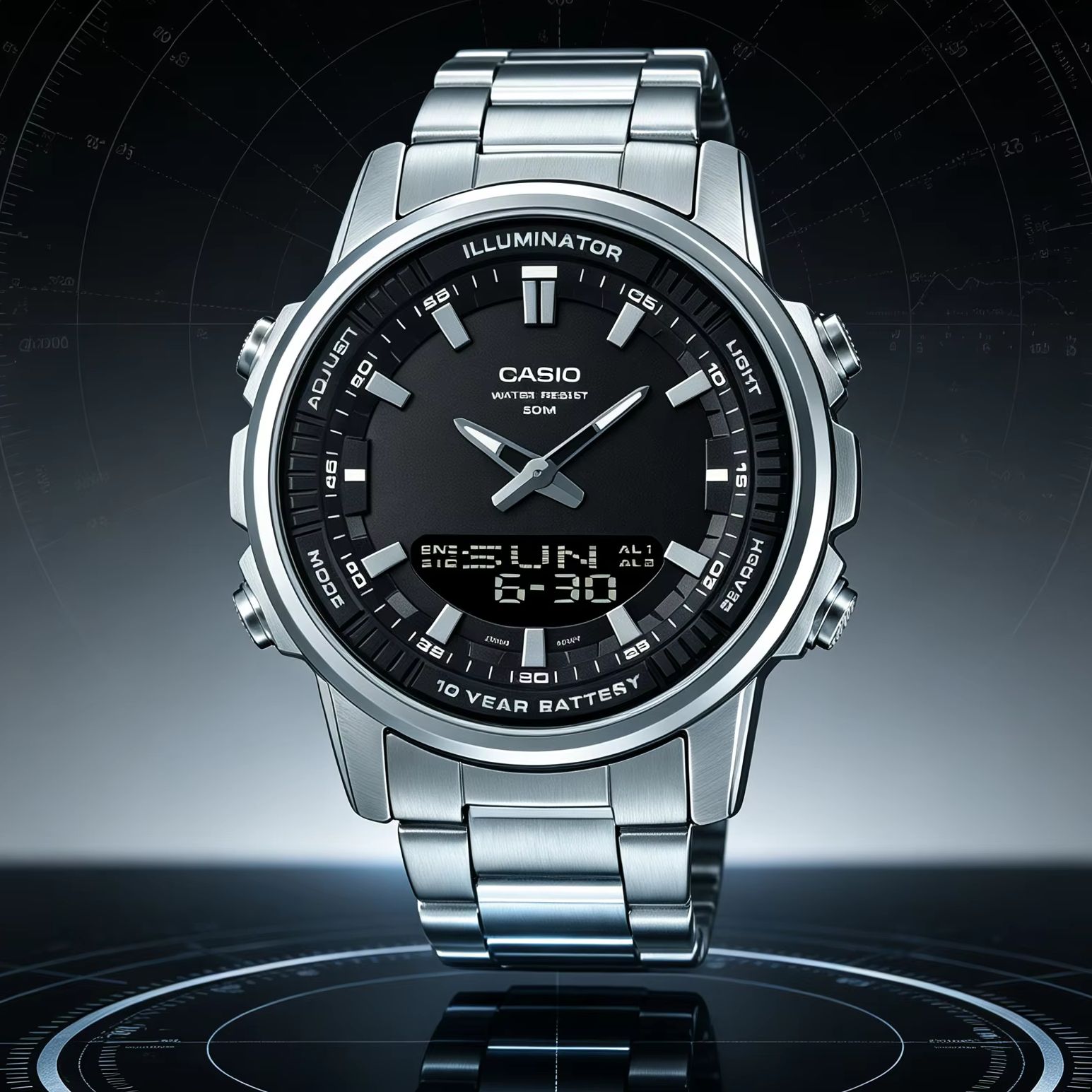 Smartwatch Casio Watches For Men - Casio AMW‑880D | Jam Tangan Pria