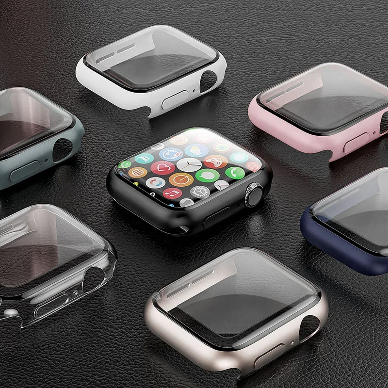 Kaca Antigores + Penutup untuk - Iwatch Smartwatch Series 7 ulasan dan harga