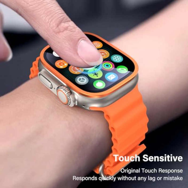 2 Buah Kaca Tempered Logam HD  - Smartwatch Watches For Mens ulasan dan harga