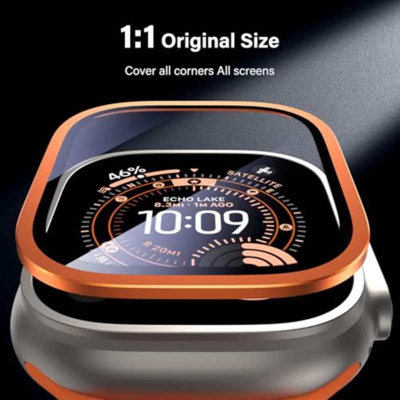 2 Buah Kaca Tempered Logam HD  - Smartwatch Watches For Mens ulasan dan harga