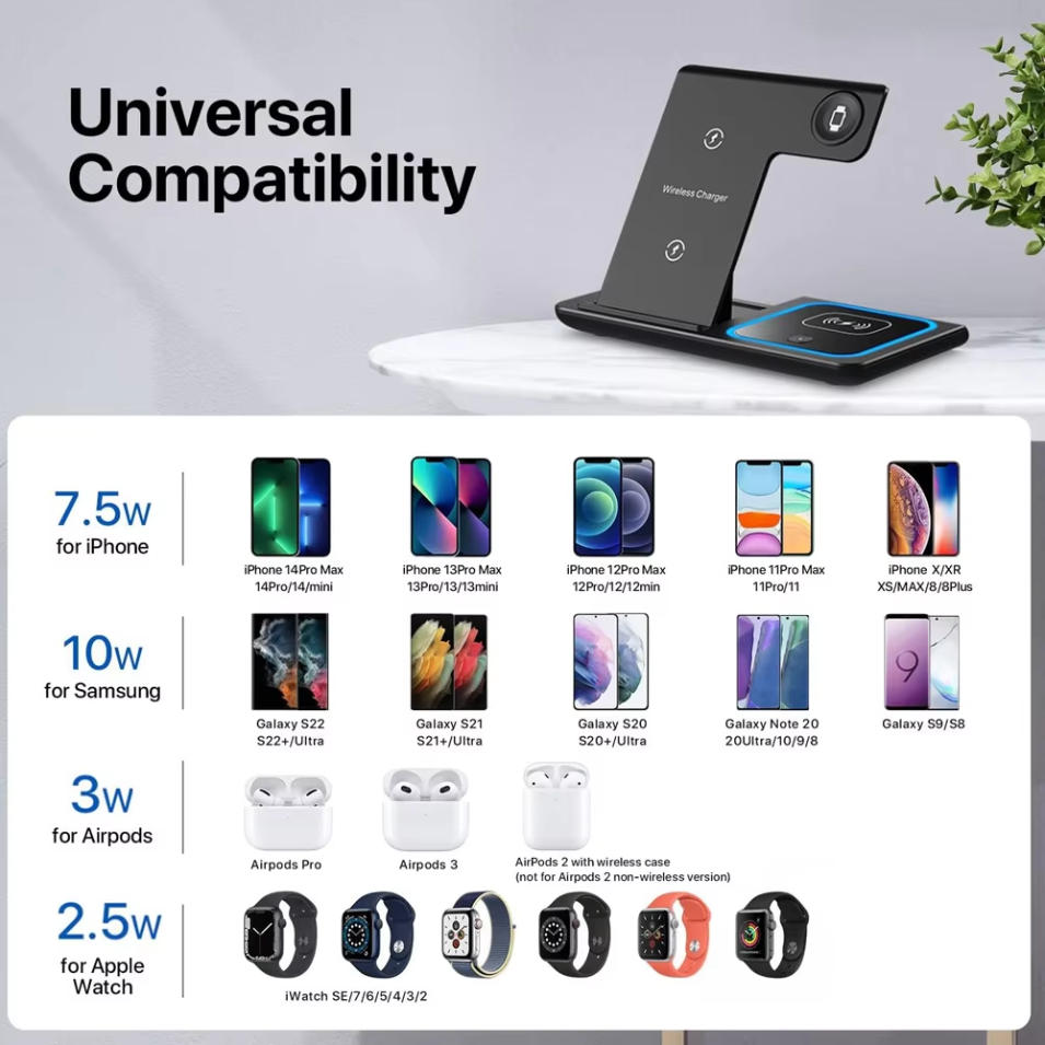 Stasiun Pengisian Daya Nirkabe - Smartwatch Watches Xiaomi ulasan dan harga