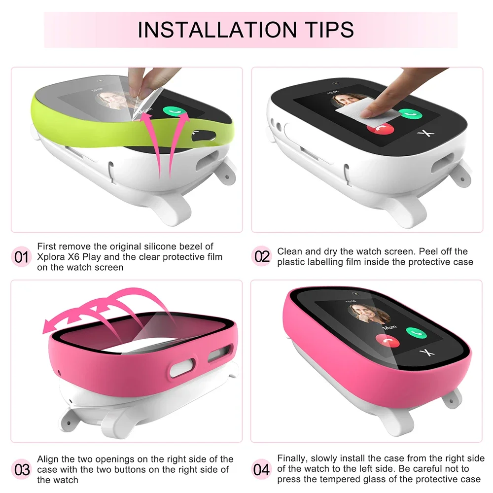 Casing untuk Xploar X6 Play Sm - Smartwatch Watches For Children ulasan dan harga