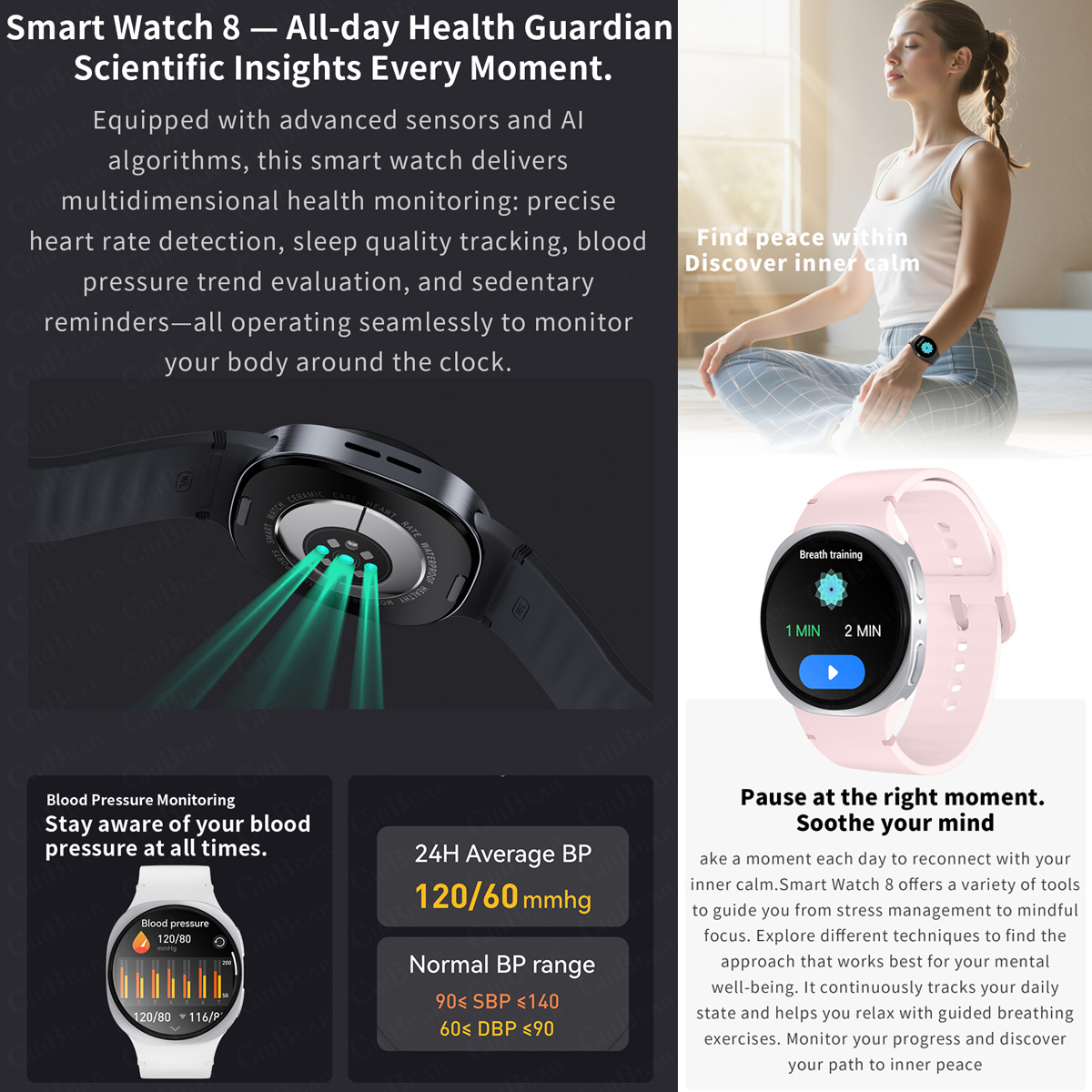 Jam Tangan Baru 2026 8 Mini GP - Smartwatch Professional Watches For Men ulasan dan harga