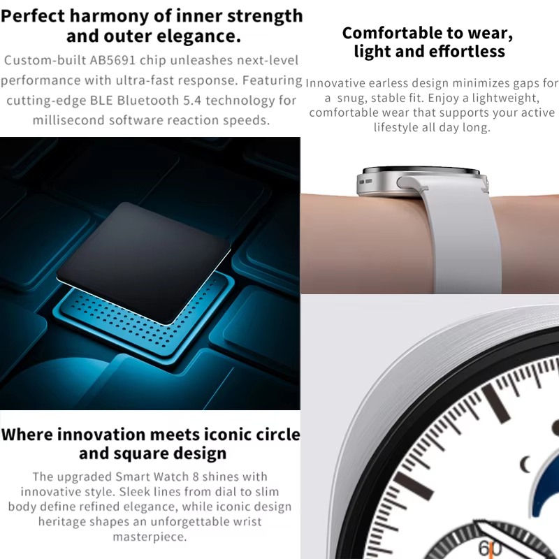 Jam Tangan Pintar Wanita 8 Max - Smartwatch Professional Watches For Men ulasan dan harga