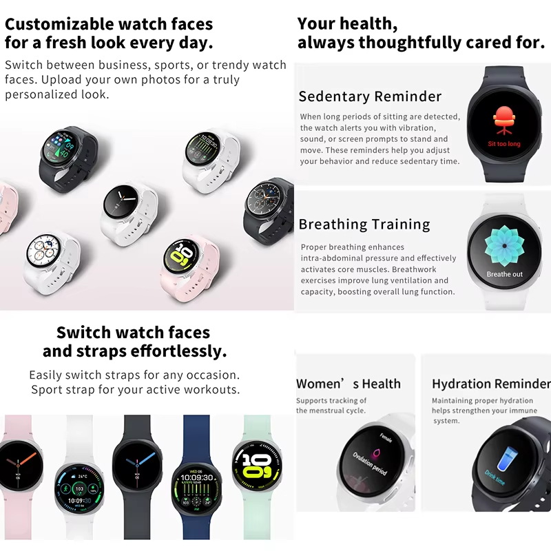 Jam Tangan Pintar Wanita 8 Max - Smartwatch Professional Watches For Men ulasan dan harga