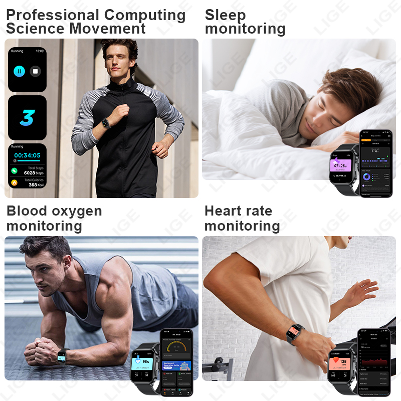 Jam Tangan Pintar LIGE Origina - Smartwatch Health Watches For Women ulasan dan harga
