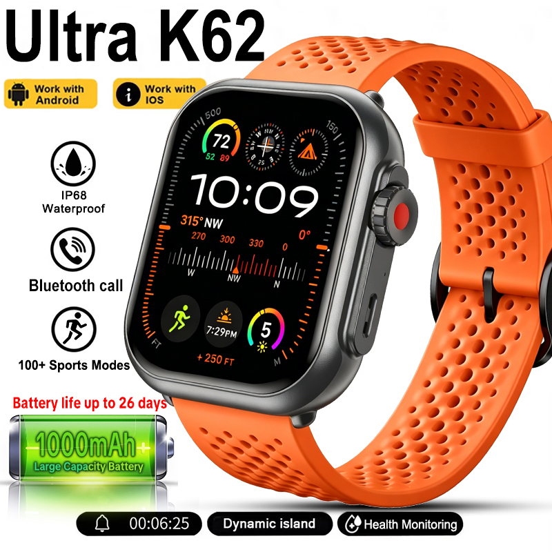 Jam Tangan Pintar Baru Ultra K - Smartwatch Professional Watches For Men ulasan dan harga