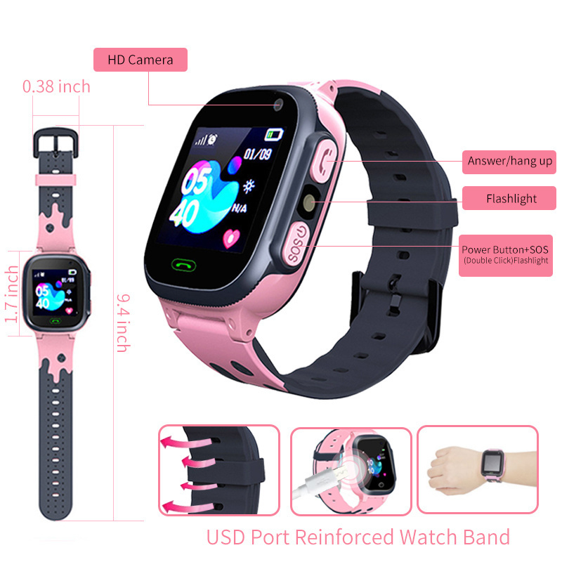 Jam Tangan Pintar Anak Jam Tan - Smartwatch Watches For Children ulasan dan harga