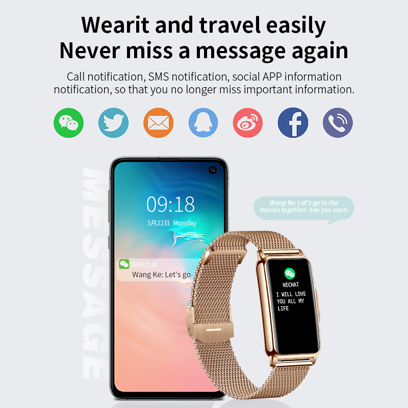 LIGE jam tangan pintar monitor - Smartwatch Watches For Women Branded ulasan dan harga