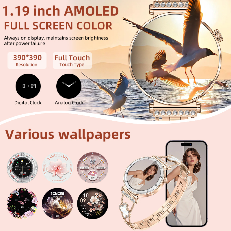 LIGE Jam Tangan Pintar Wanita  - Smartwatch Health Watches For Women ulasan dan harga