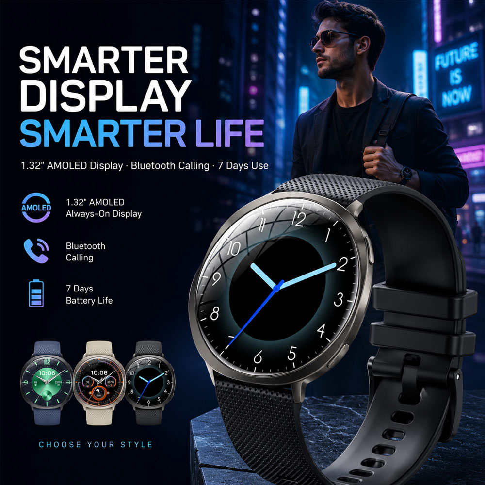 Jam Tangan Pintar Premium AMOL - Smartwatch Health Watches For Women ulasan dan harga