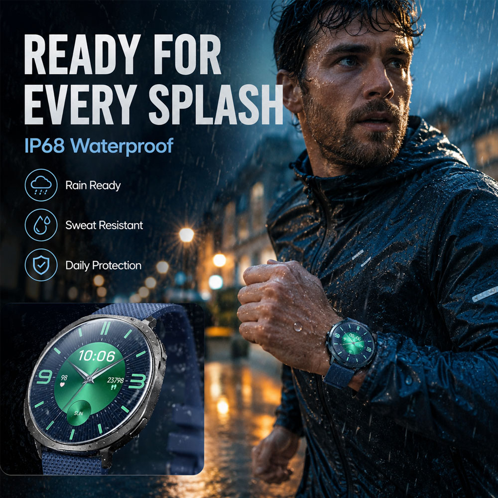 Jam Tangan Pintar Premium AMOL - Smartwatch Health Watches For Women ulasan dan harga