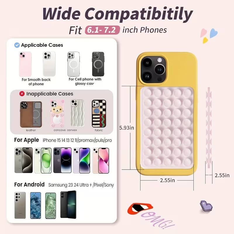2-Pack Silicone Suction Phone  - Watch S ulasan dan harga