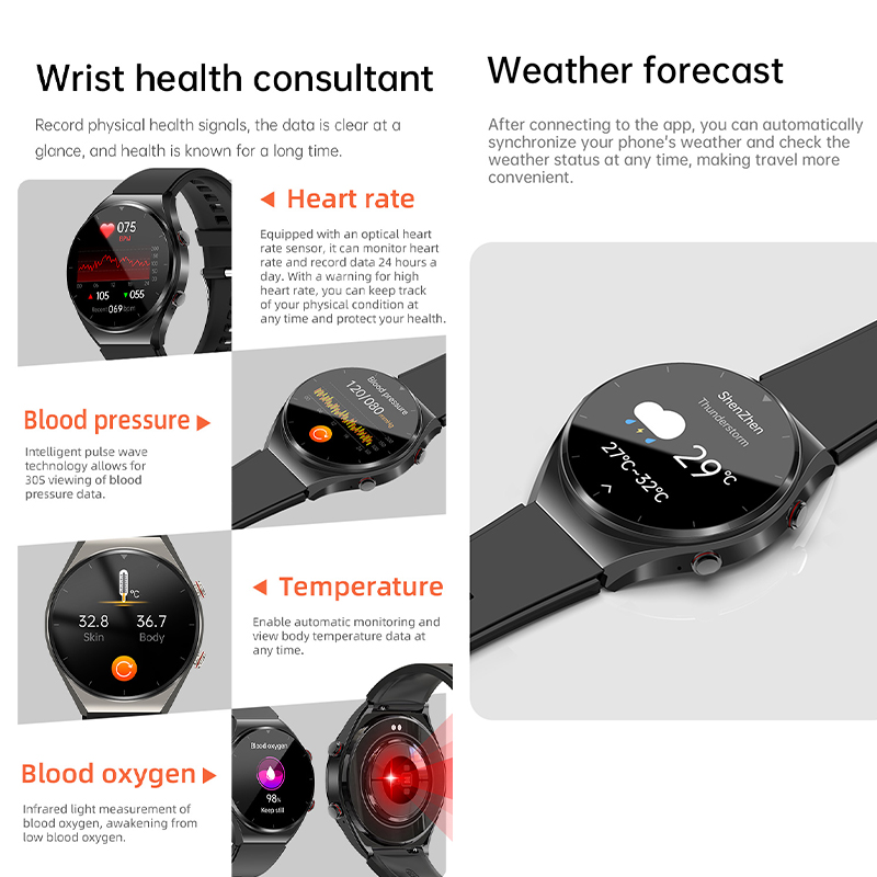 GEJIAN Jam Tangan Pintar Keseh - Smartwatch Health Watches For Women ulasan dan harga