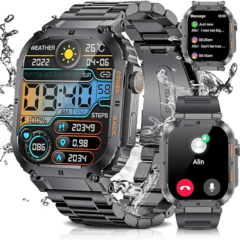 LIGE jam tangan cerdas pria, j - Smartwatch Watches For Mens ulasan dan harga