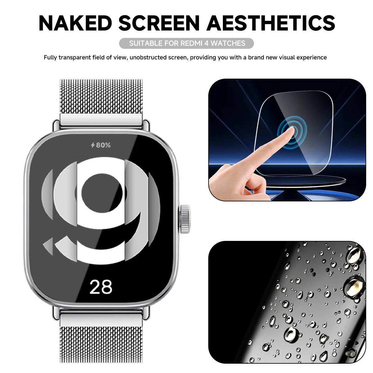 Kaca Tempered untuk Xiaomi Red - Smartwatch Watches Xiaomi ulasan dan harga