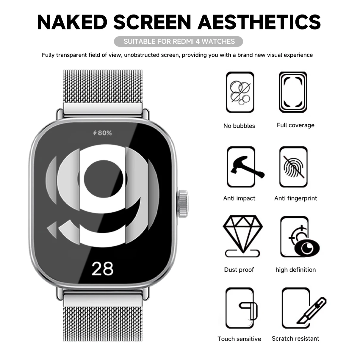Kaca Tempered untuk Xiaomi Red - Smartwatch Watches Xiaomi ulasan dan harga
