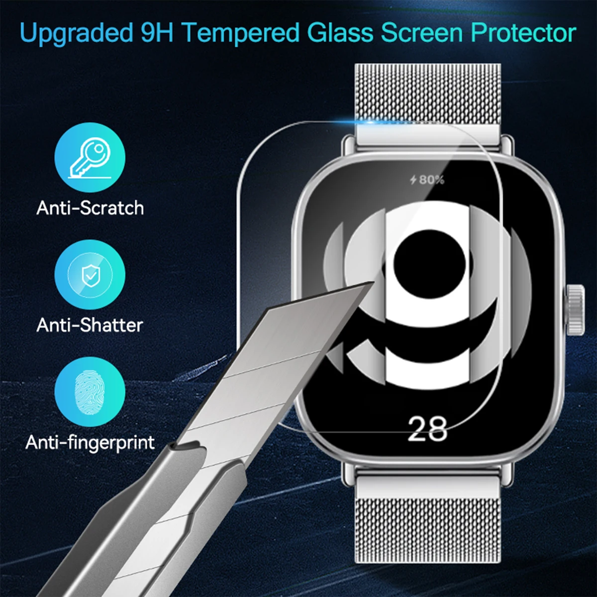 Kaca Tempered untuk Xiaomi Red - Smartwatch Watches Xiaomi ulasan dan harga