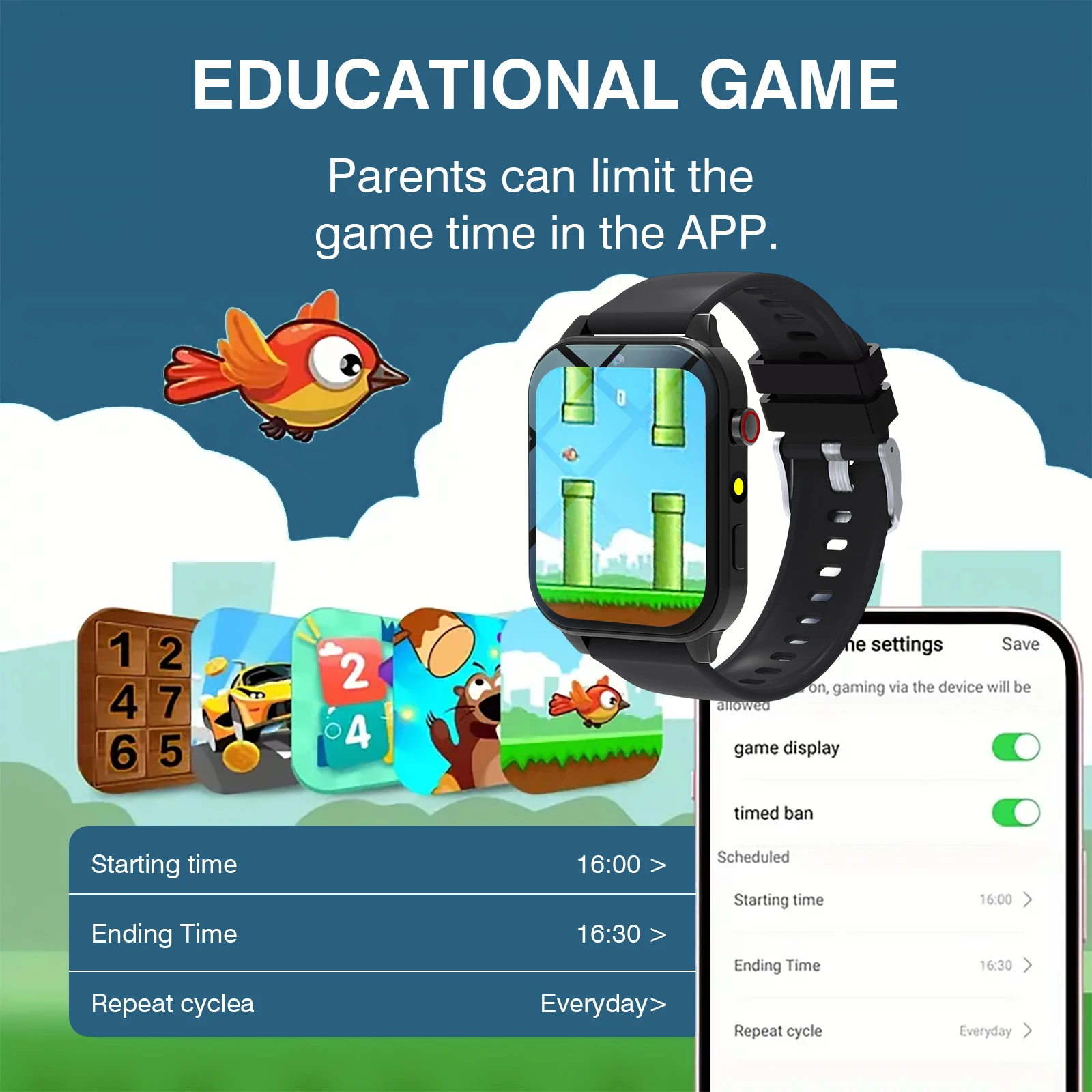 Jam Tangan Pintar Anak 18 Perm - Smartwatch Watches For Children ulasan dan harga