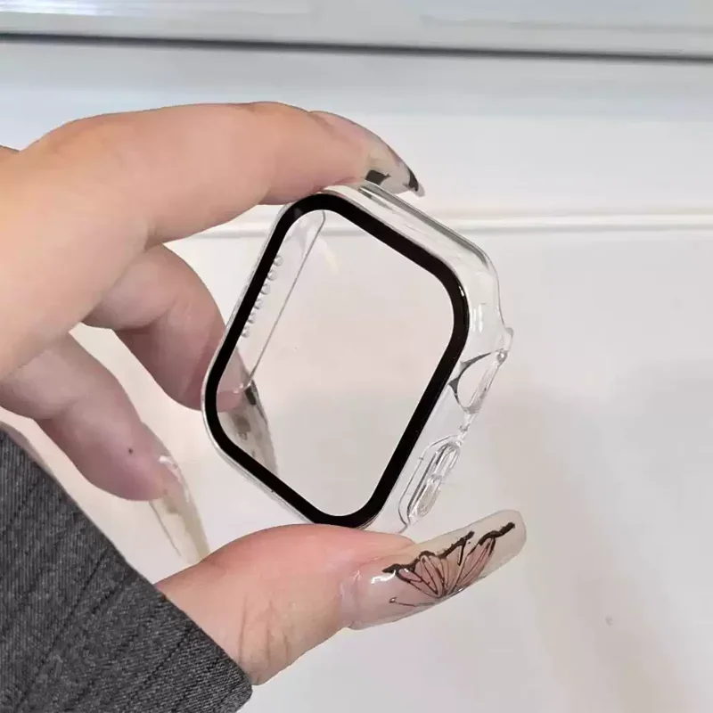 Kaca + Casing untuk Jam Tangan - Iwatch Smartwatch Series 7 ulasan dan harga
