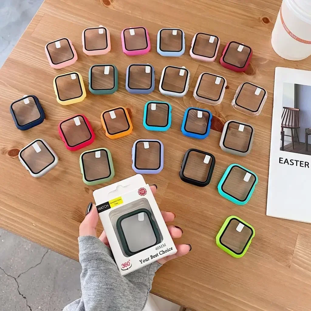 3 Pak Kaca + Penutup untuk Cas - Iwatch Smartwatch Series 7 ulasan dan harga