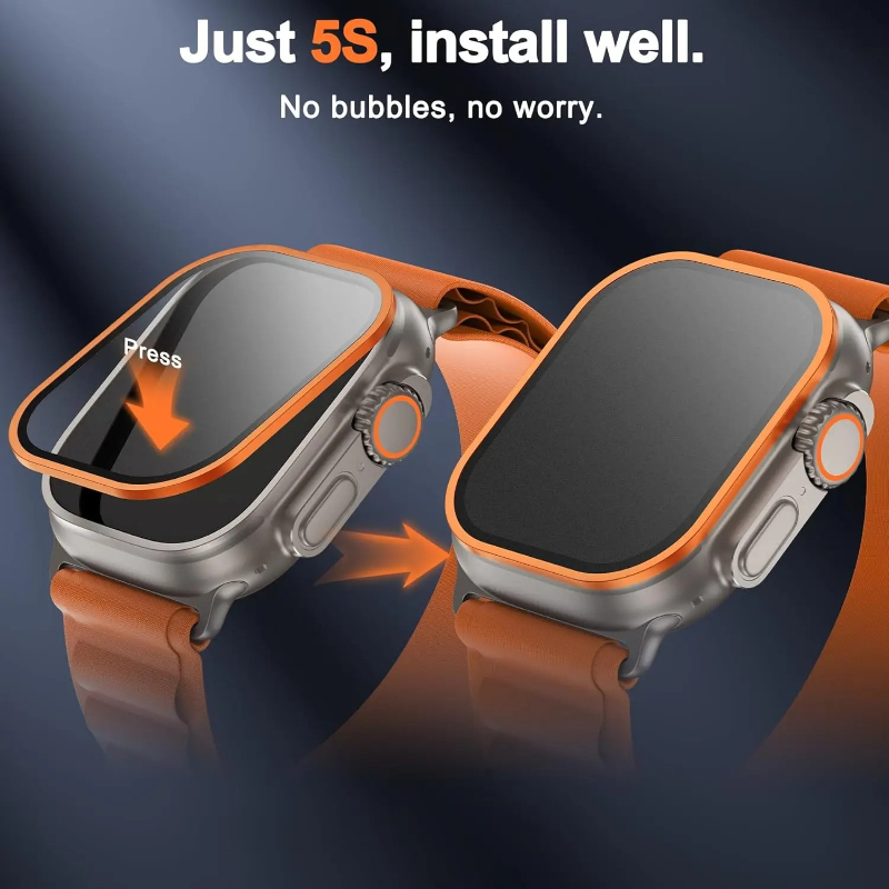Kaca Tempered untuk Apple Watc - Smartwatch Watches For Mens ulasan dan harga