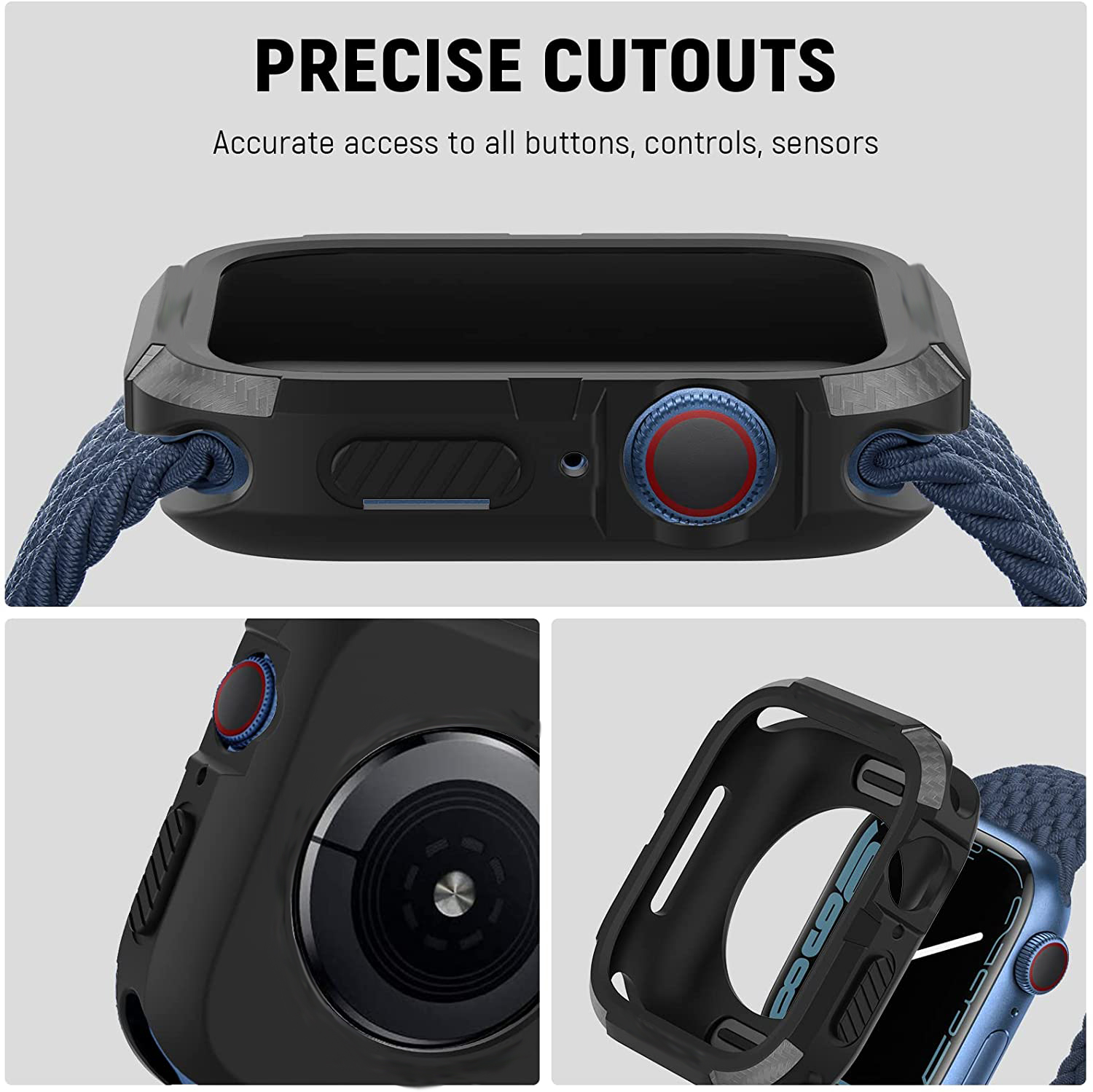 Casing Kokoh untuk Apple Watch - Iwatch Smartwatch Series 7 ulasan dan harga